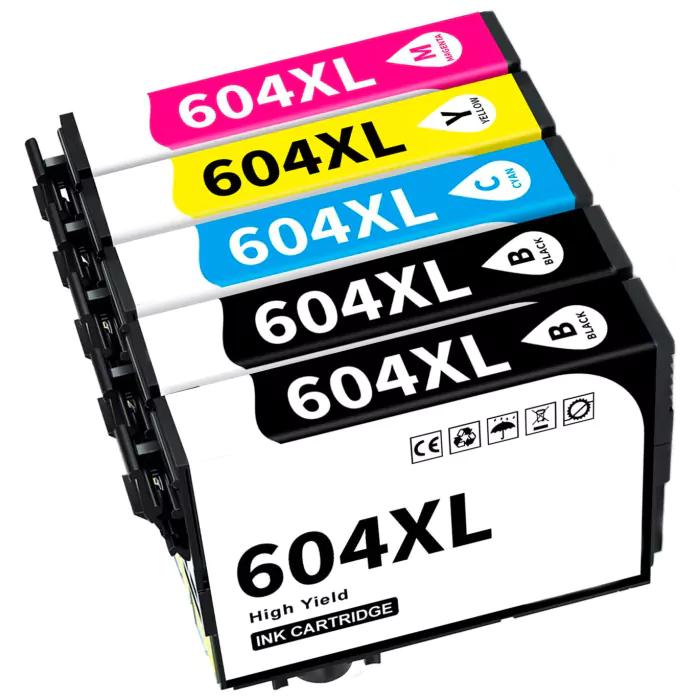 Tinteiro Epson Compatível 604 XL — Color: Preto