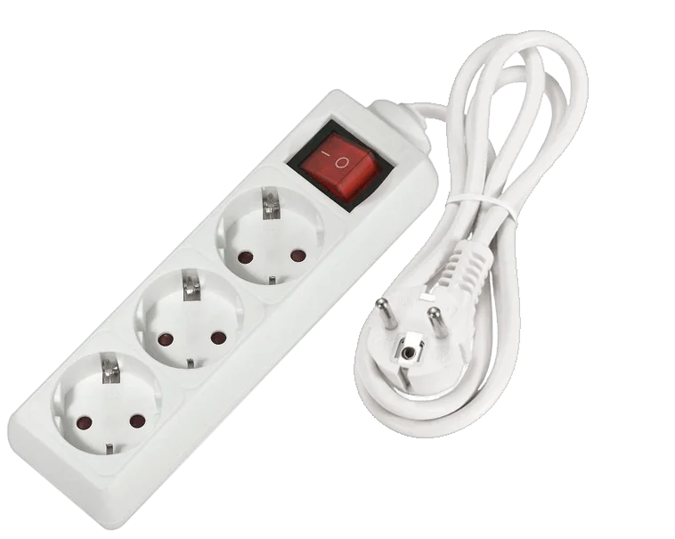 Extensăo 3 Tomadas 1.5 metros 3G1.5mm² com Interruptor