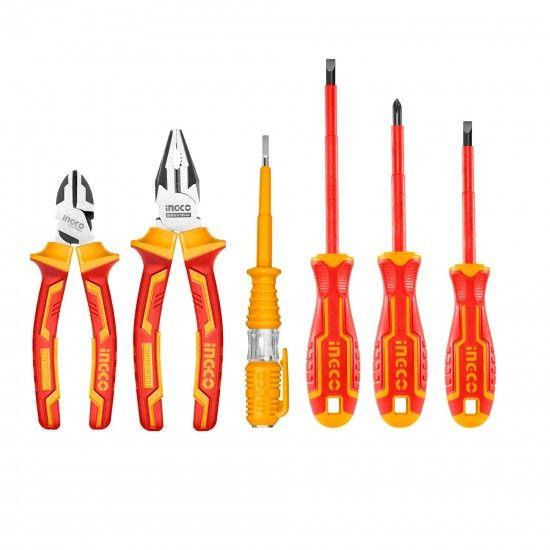 Conjunto 6 ferramentas isoladas 1000V HKIST3061 IngCo