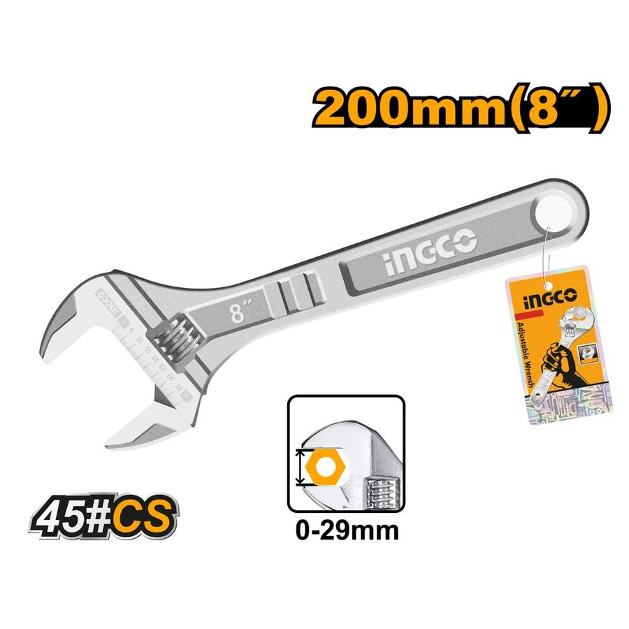 Chave ajustável manual HADW131082 INGCO