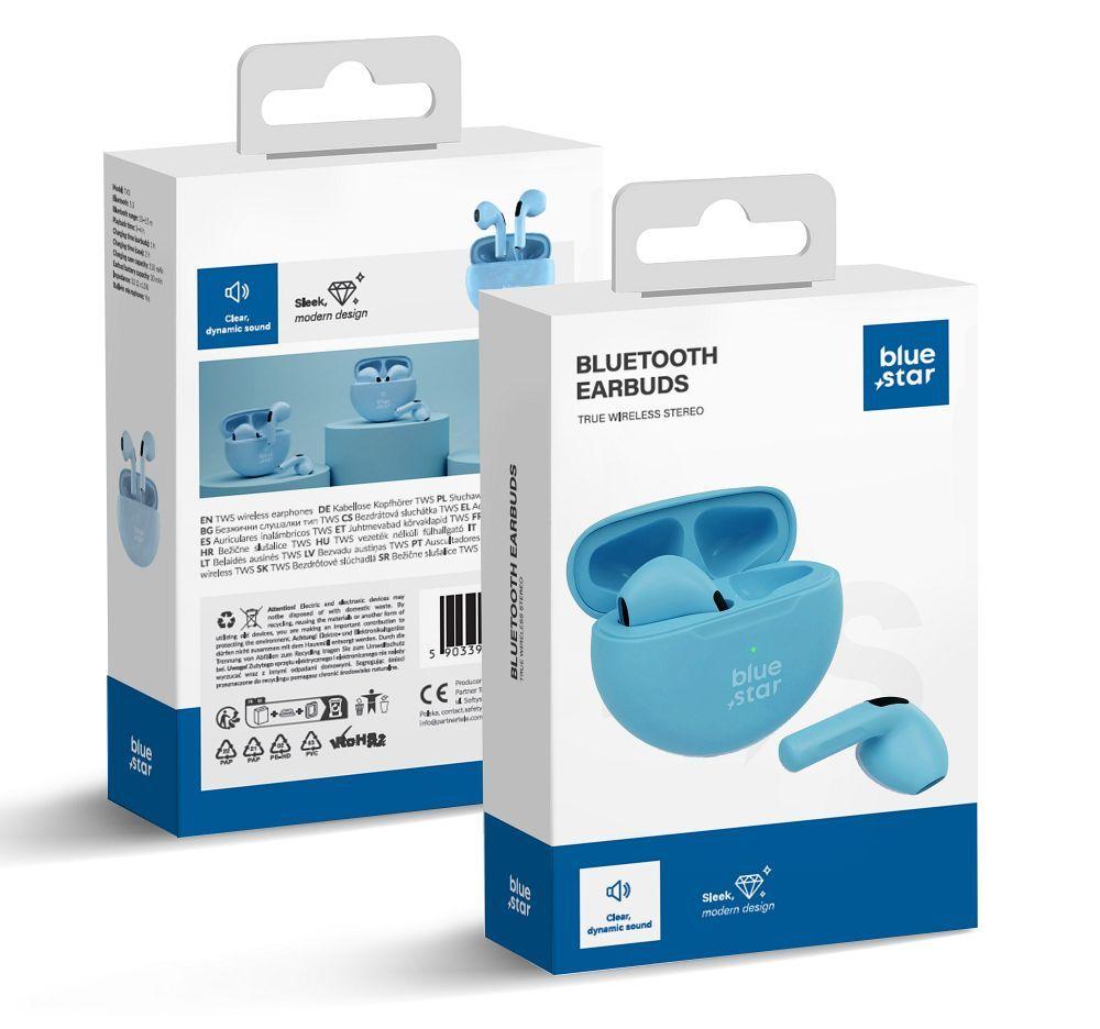 Fones de ouvido sem fio BLUE STAR Circle Beat TX3 TWS Azul