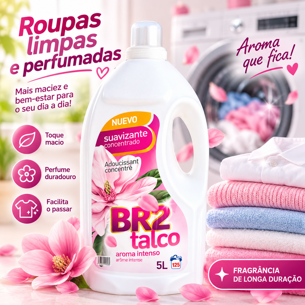 Amaciador da Roupa Br2 5LT Talco