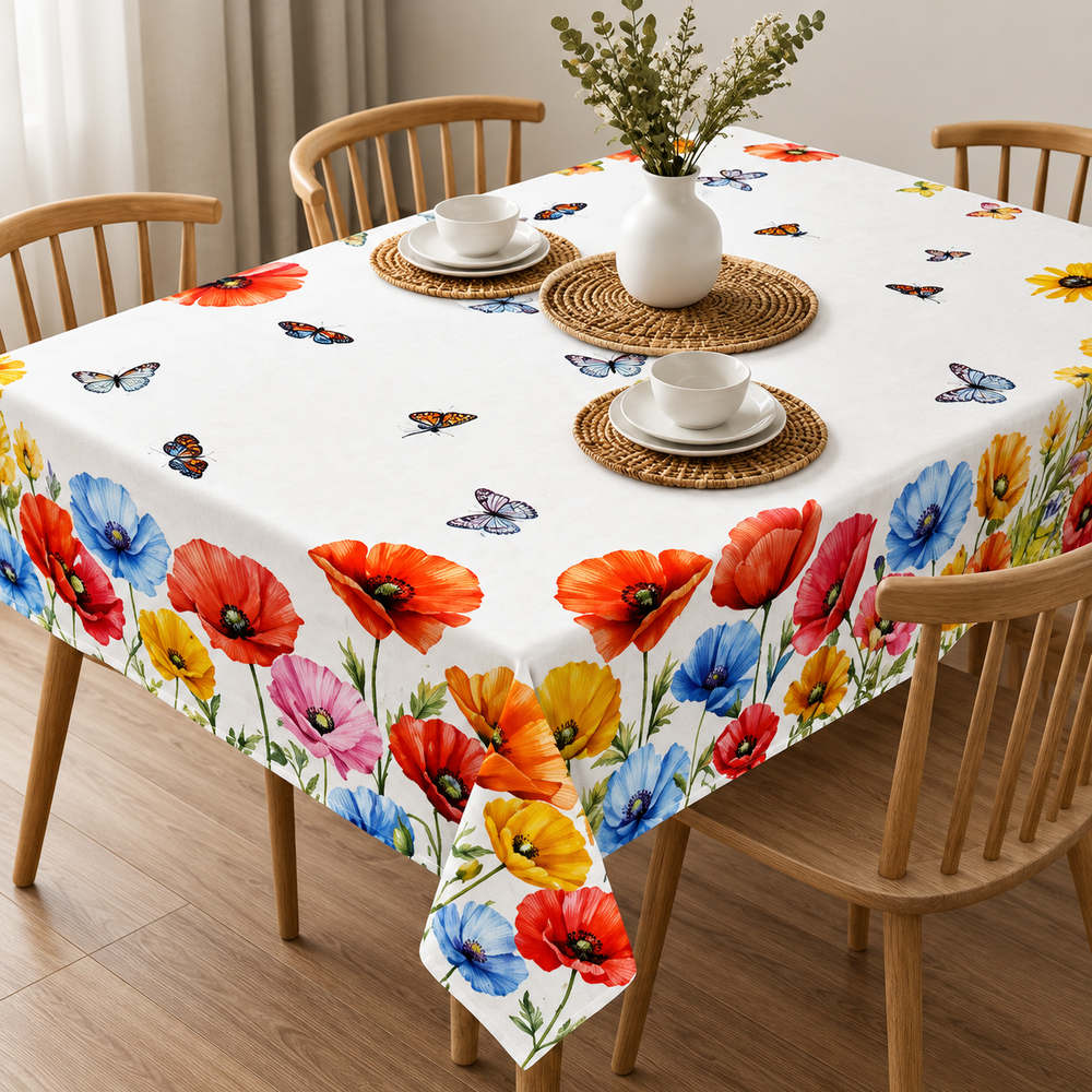 Toalha de Mesa Antimanchas Digital – Várias Medidas — Size: 150x150