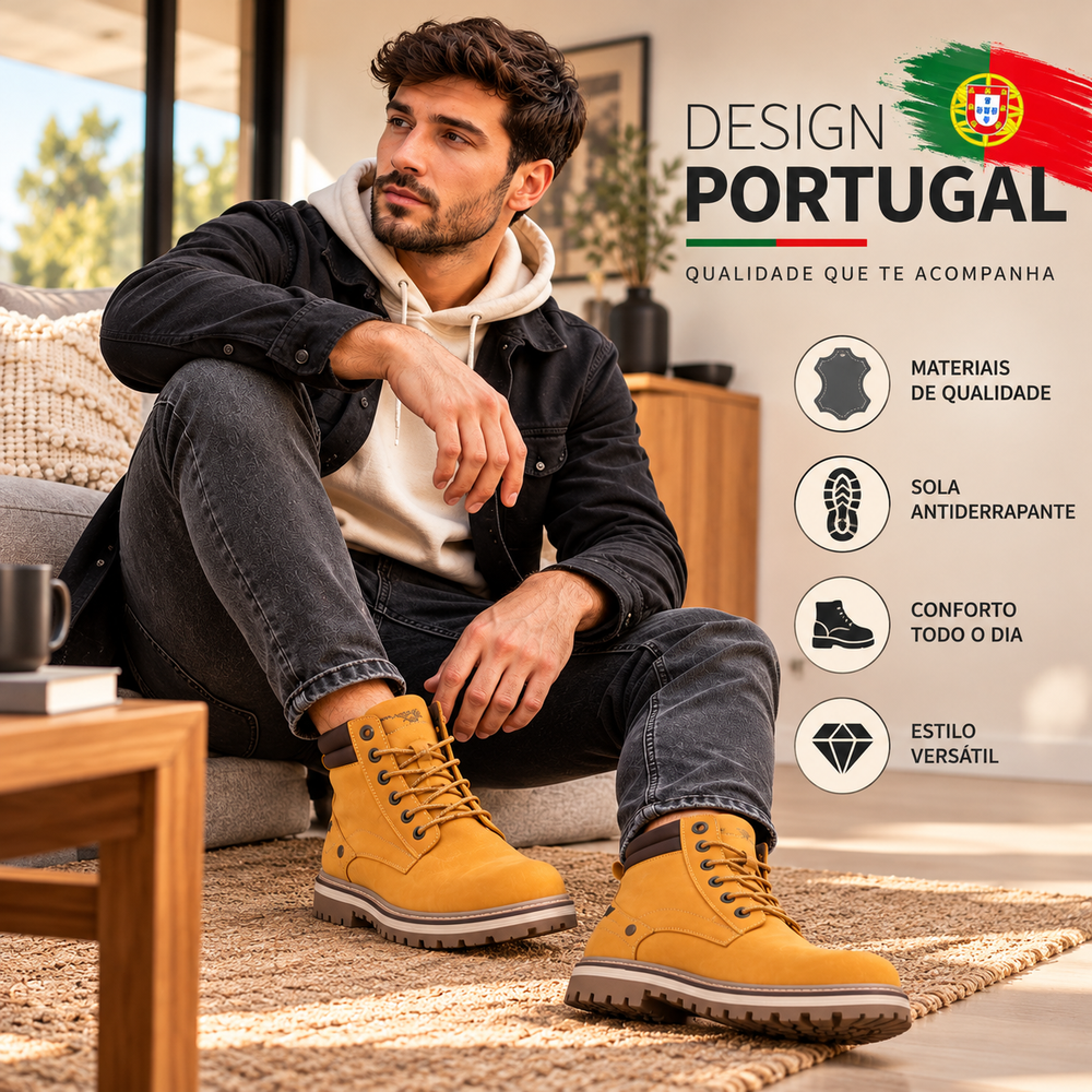Botas Camel para Homem e Mulher – Estilo, Conforto e Versatilidade