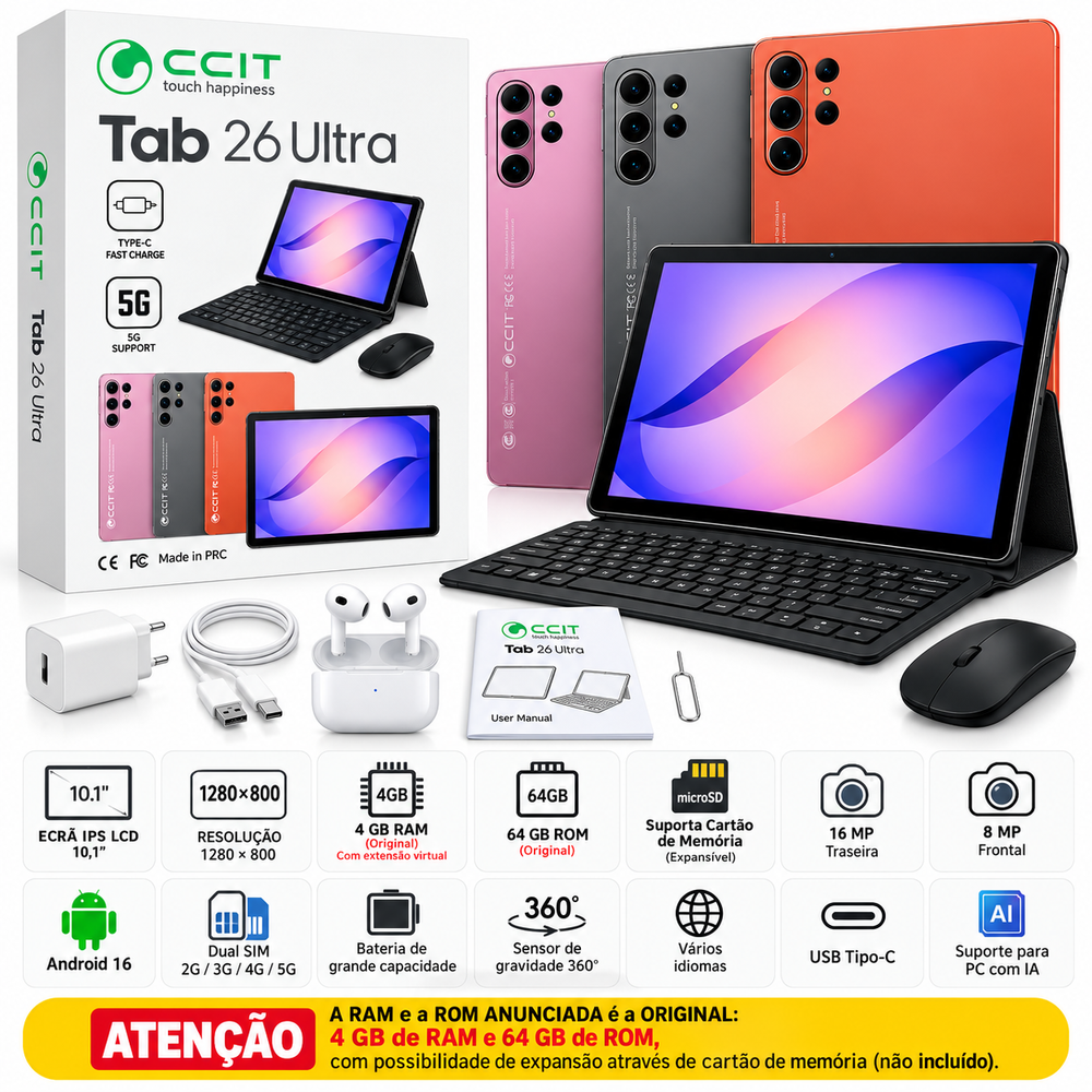 Tablet CCIT Tab 26 Ultra 10,1" 5G