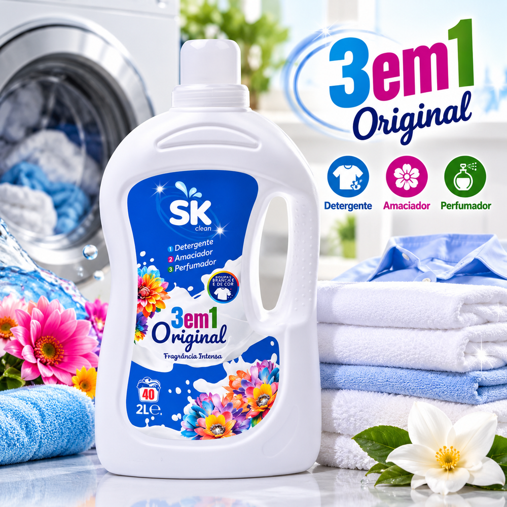 Detergente SK 2L 3 em 1 Original